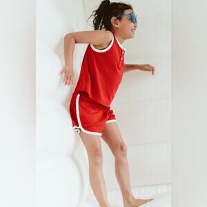 NWT Goumi Cherry Pie Tank and Shorts Set